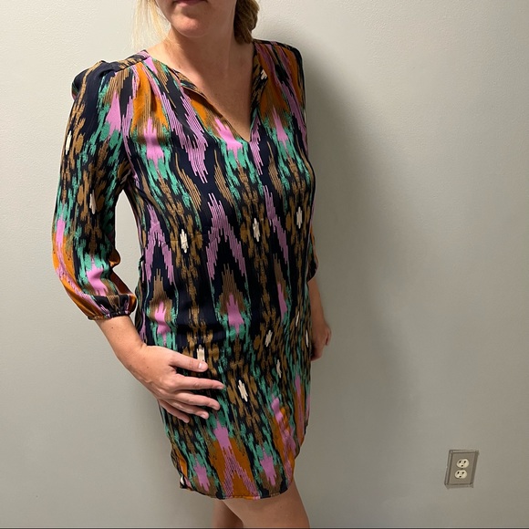 NWT Collective Concepts Art Western Aztec Print Dress - Picture 2 of 8